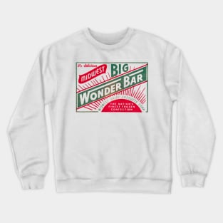 1950s Wonder Bar Ice Cream Crewneck Sweatshirt